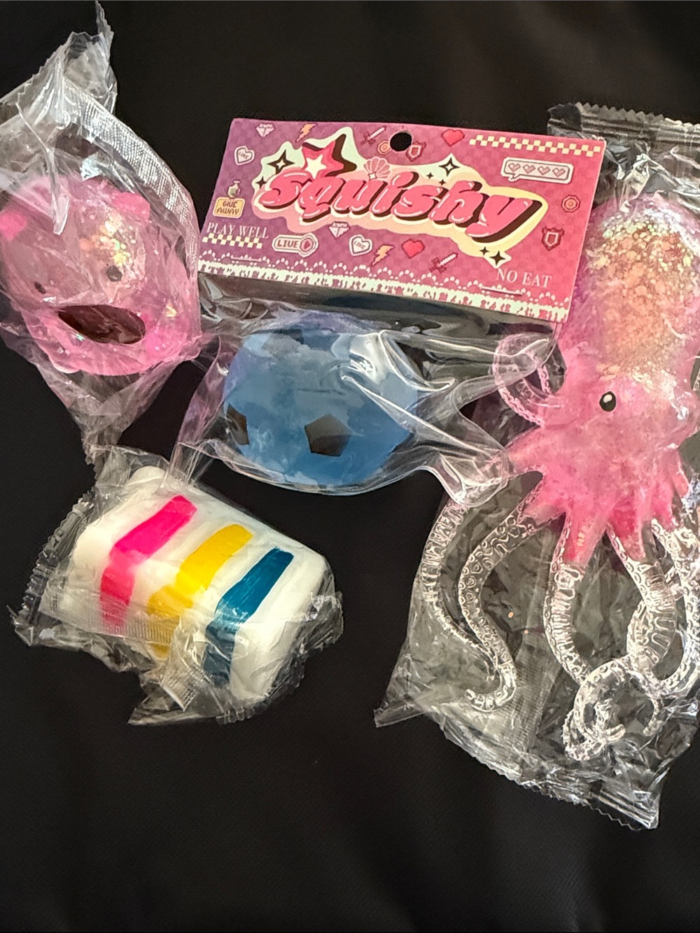 Assorted Pink & Blue Foam Toys - Pack of Novelty Party Favors